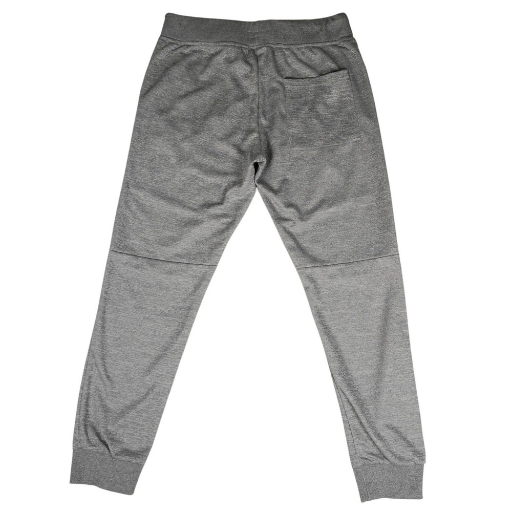 Aeropostale Mens Jogger Sweatpants Heather Gray Drawstring Logo Size L - Picture 2 of 9